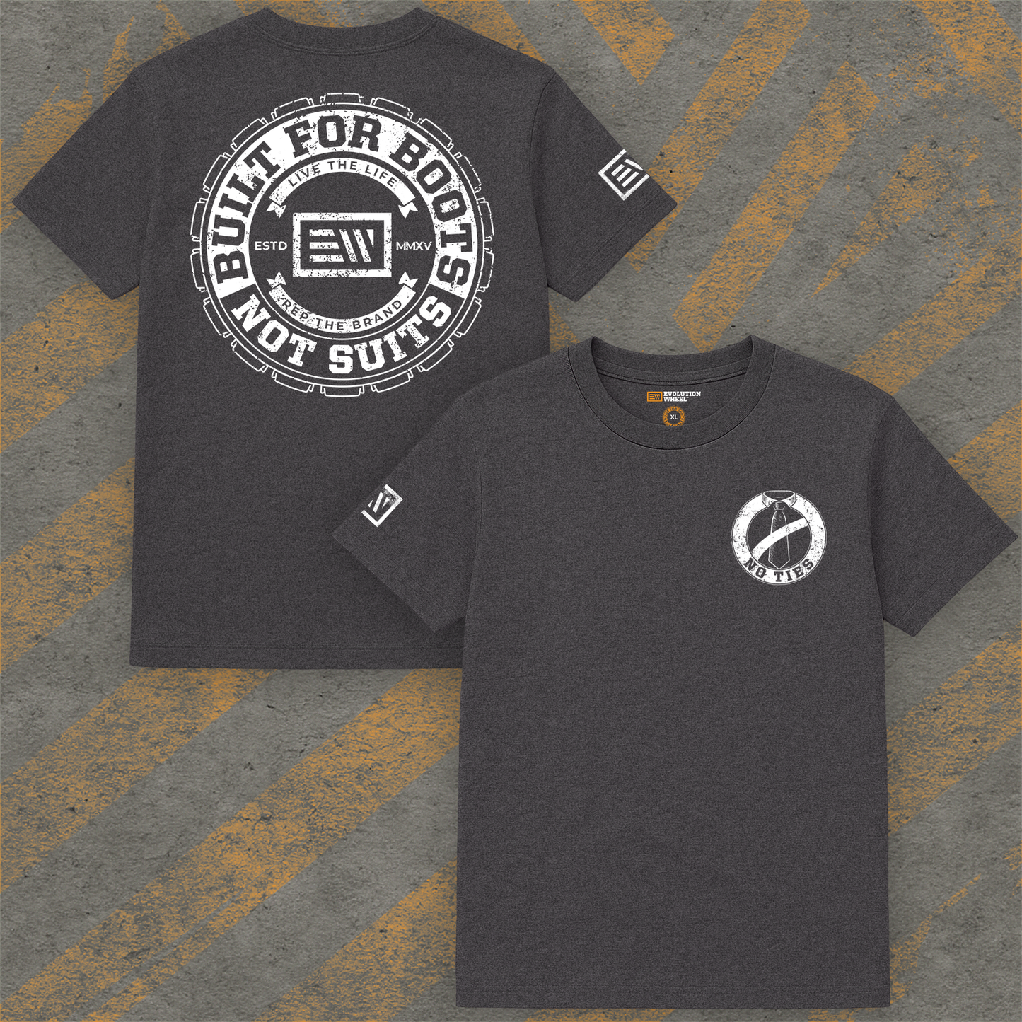 Built For Boots Not Suits Back T-Shirt