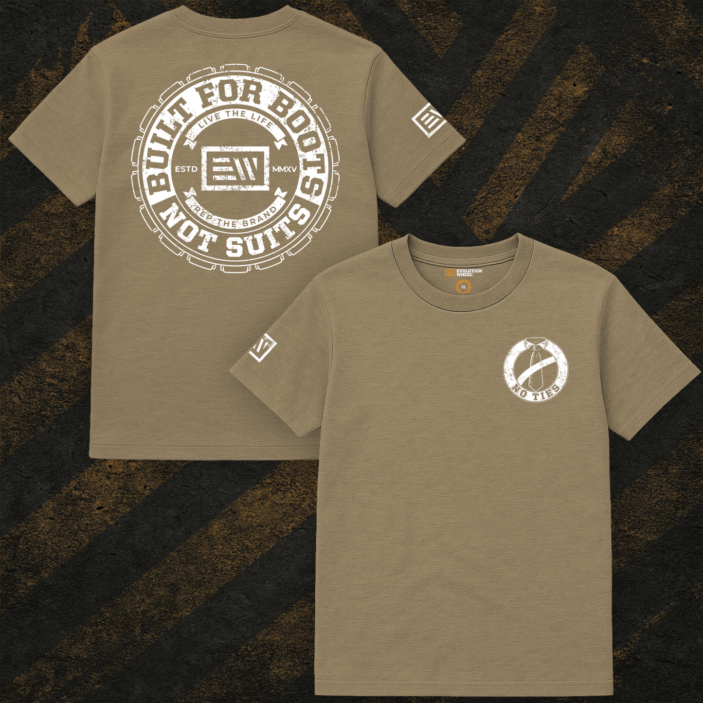 Built For Boots Not Suits Back T-Shirt