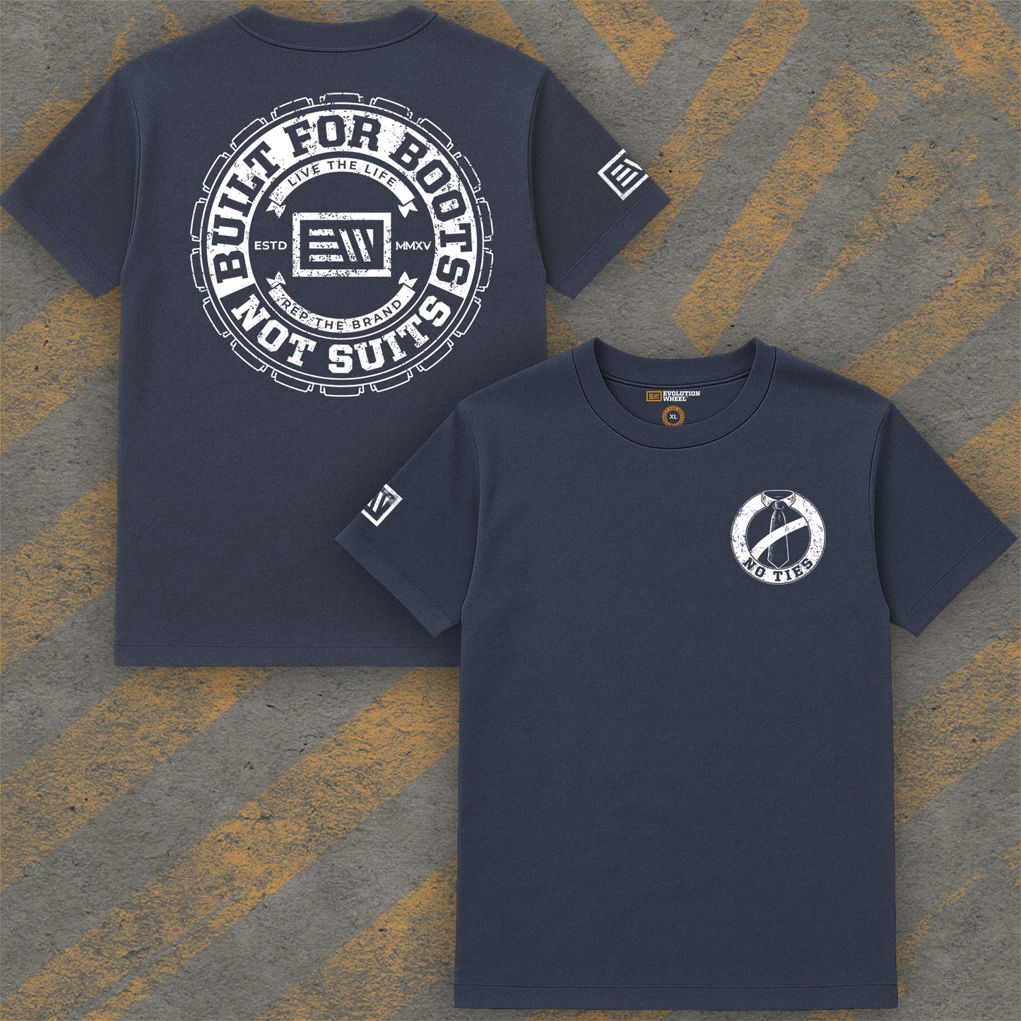 Built For Boots Not Suits Back T-Shirt