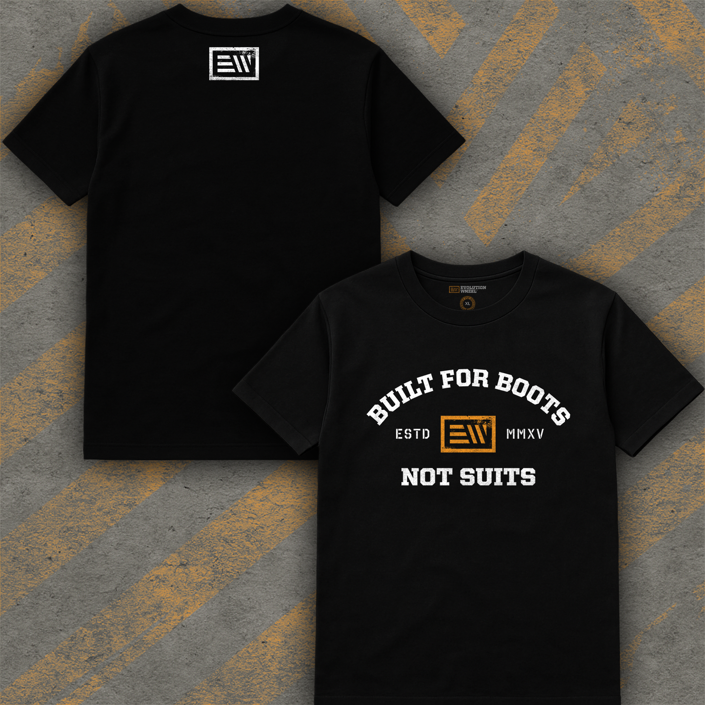 Built For Boots Not Suits Front T-Shirt