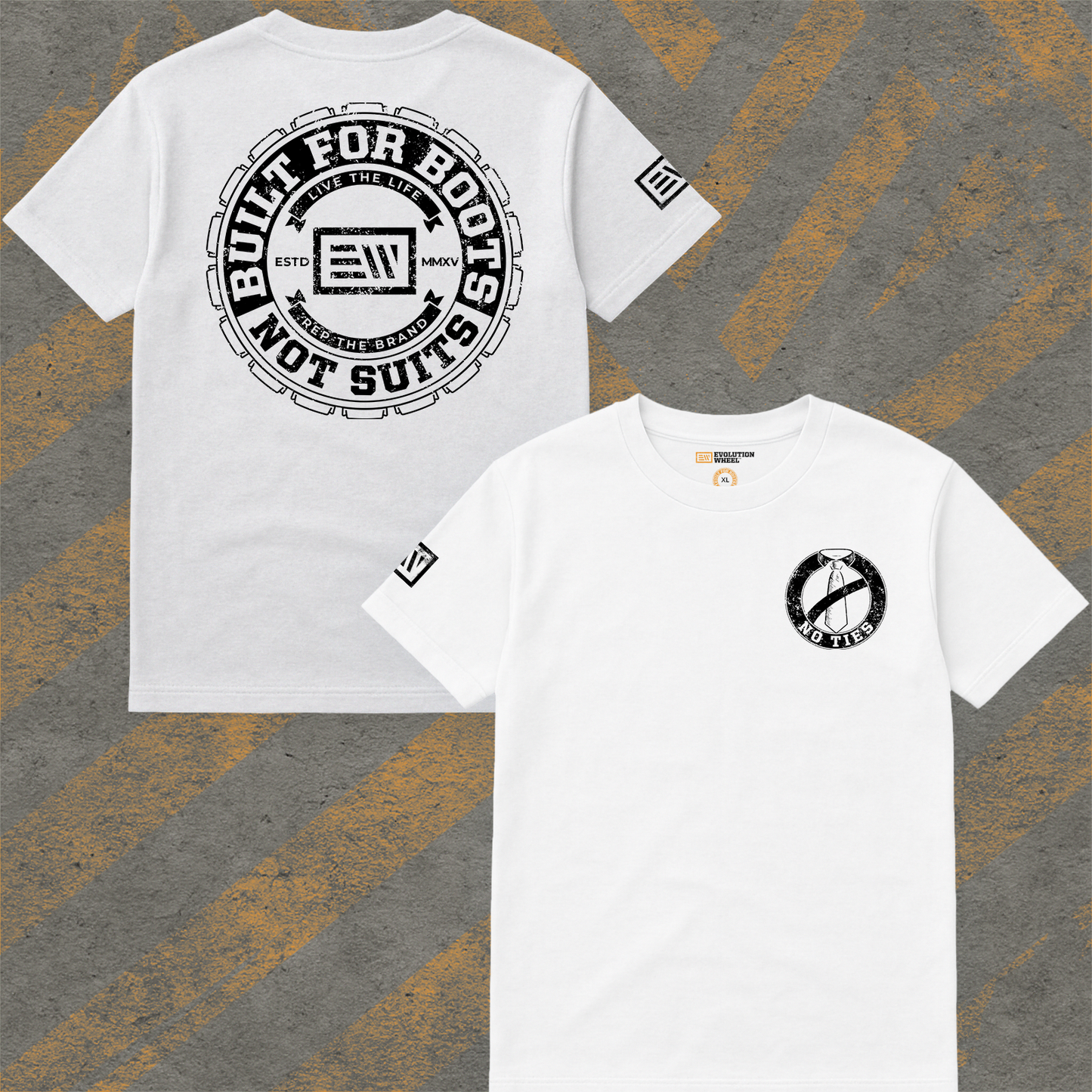 Built For Boots Not Suits Back T-Shirt