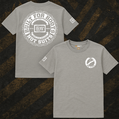 Built For Boots Not Suits Back T-Shirt
