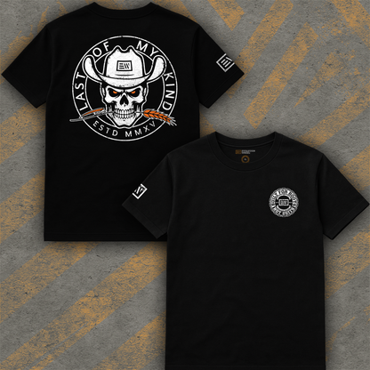 Last of My Kind Skull and Wheat Straw T-Shirt