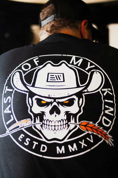 Last of My Kind Skull and Wheat Straw T-Shirt
