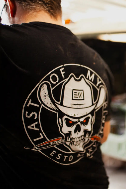 Last of My Kind Skull and Wheat Straw T-Shirt