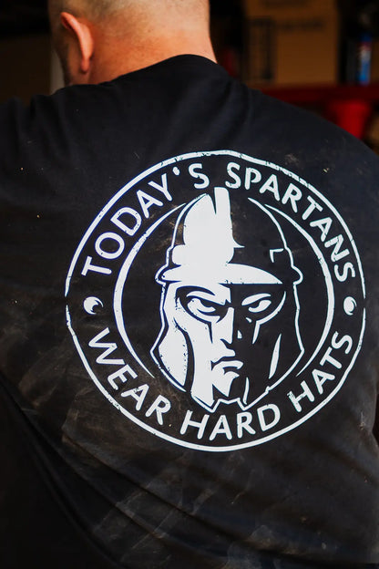 Spartan White Helmet T-Shirt
