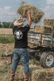 Last of My Kind Skull and Wheat Straw T-Shirt