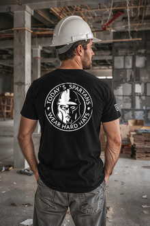 Spartan White Helmet T-Shirt